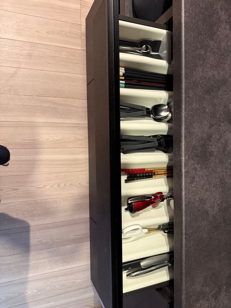 パモウナ 160cm キッチンカウンター 食器棚 EC