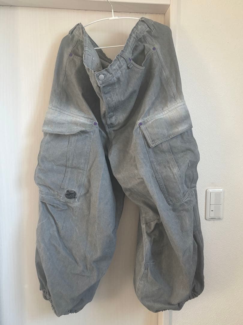 ずっと真夜中でいいのに。デニムカーゴパンツ　2XL