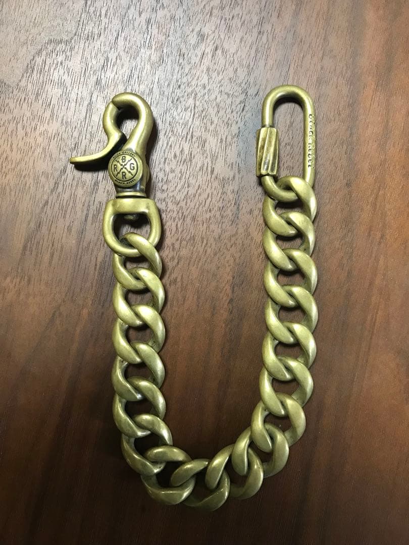 RUDE GALLERY BLACK REBEL真鍮ウォレットチェーン