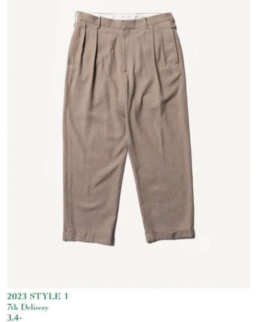 A.PRESSE / Herringbone Trousers / スラックス