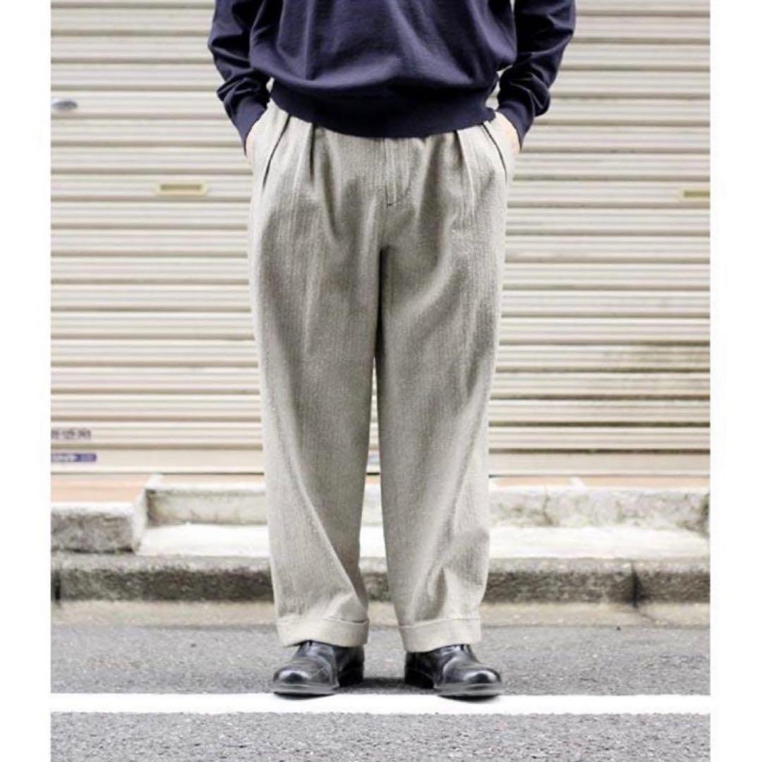 A.PRESSE / Herringbone Trousers / スラックス
