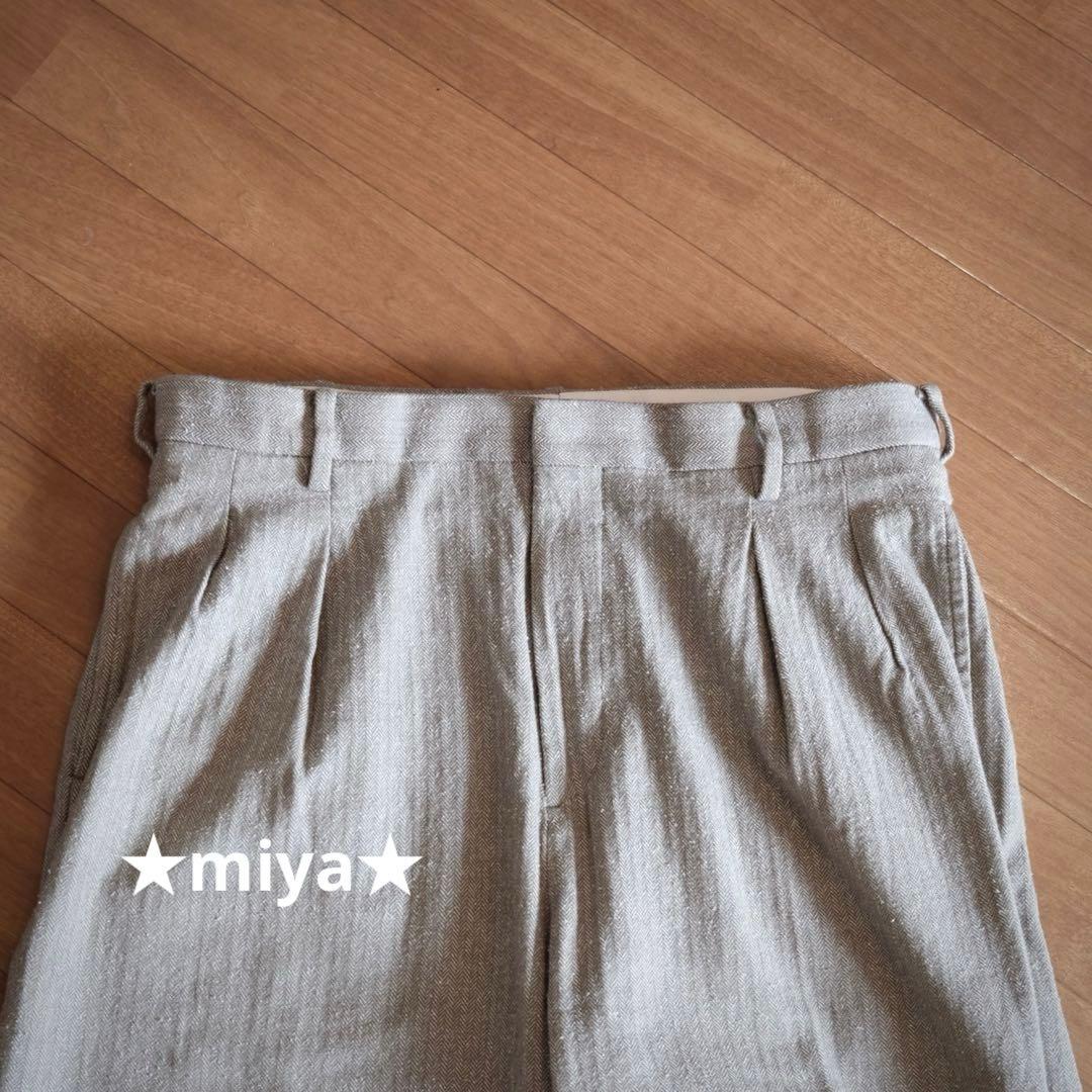 A.PRESSE / Herringbone Trousers / スラックス