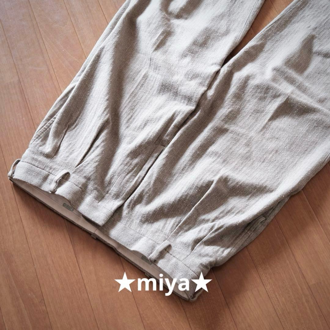 A.PRESSE / Herringbone Trousers / スラックス