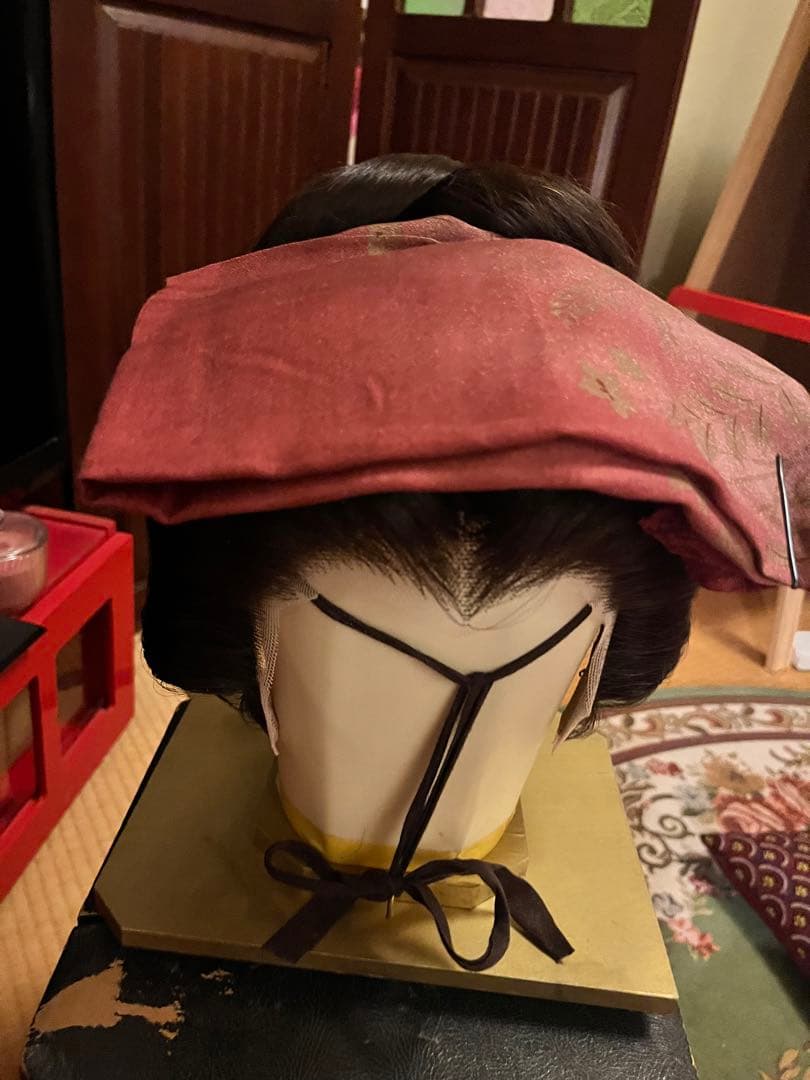 大衆演劇女形役者髷