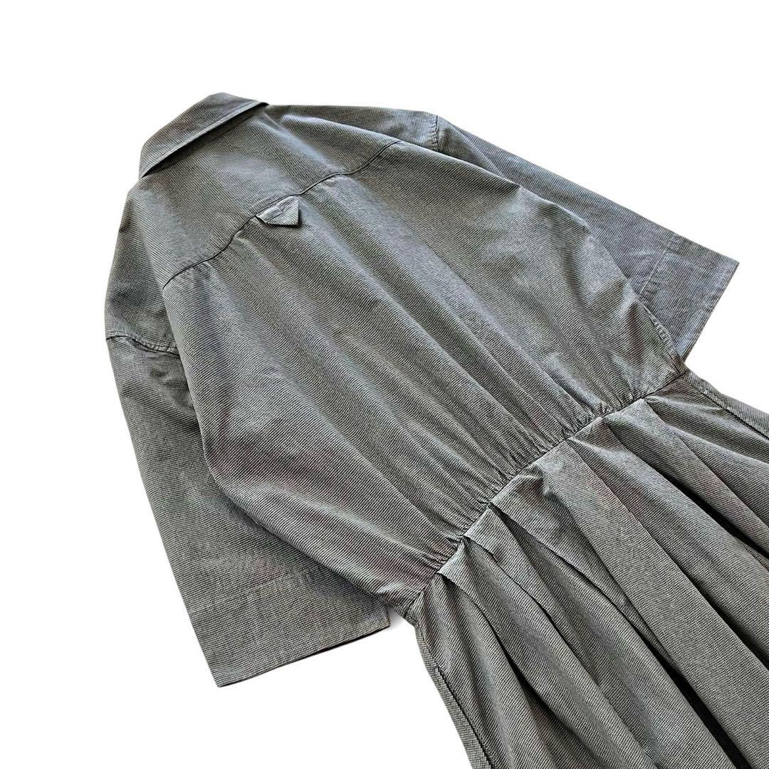 【美品】MARGARET HOWELL/GINGHAM SHIRT DRESS