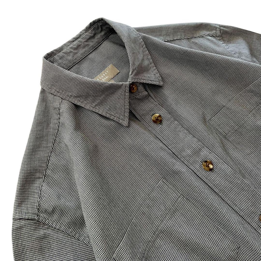 【美品】MARGARET HOWELL/GINGHAM SHIRT DRESS