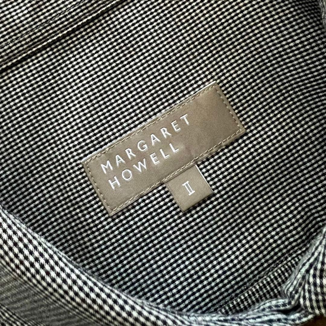 【美品】MARGARET HOWELL/GINGHAM SHIRT DRESS