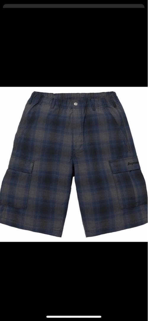 パンツ Supreme Shadow Plaid Cargo Short