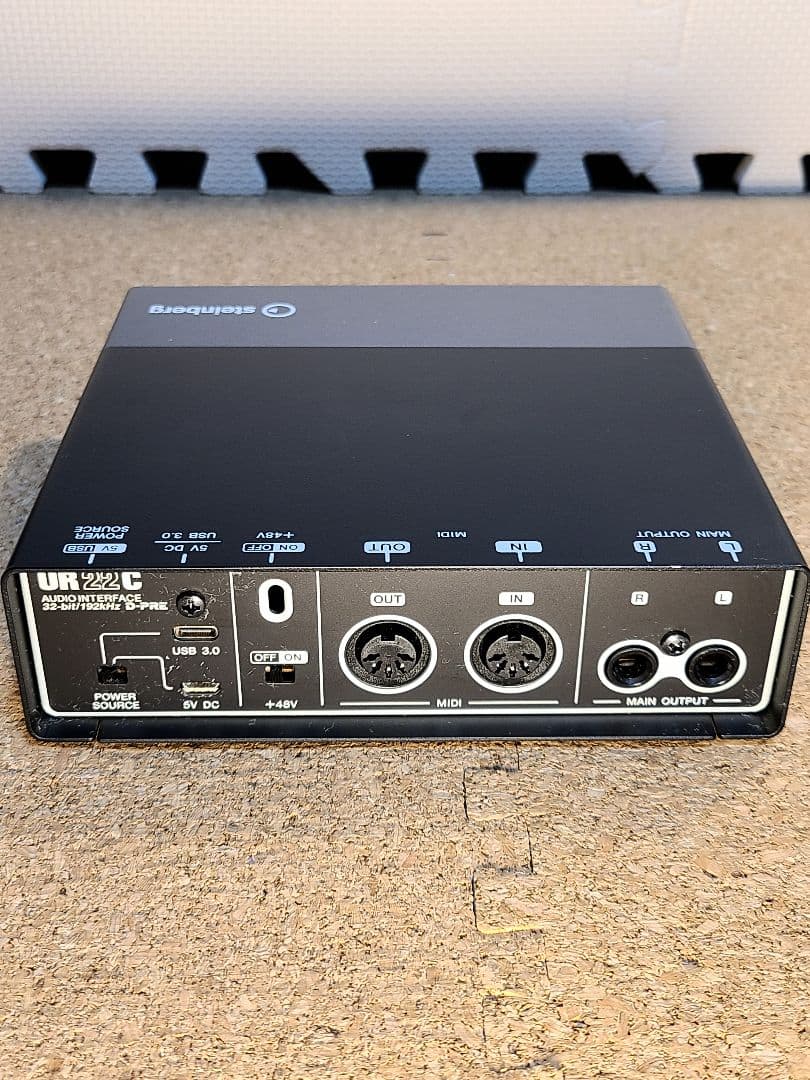 Steinberg UR22C オーディオインターフェイス（付属ソフト未使用）