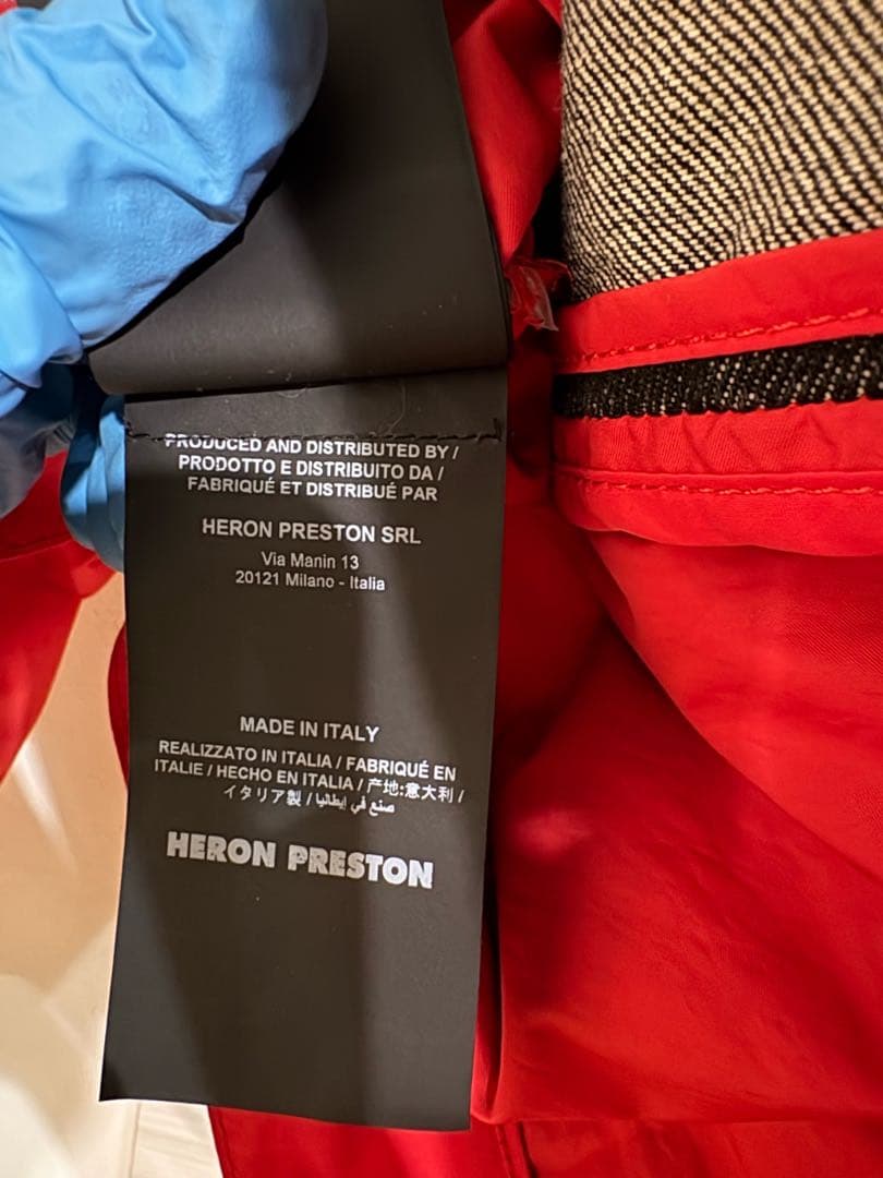 古*報様 HERON PRESTON ヘロンプレストン　デニムジャケット　ナイロ