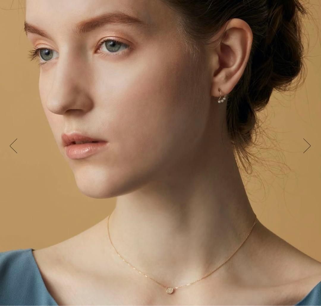 アガット k18 0.04ct ダイヤモンド　ゴールド