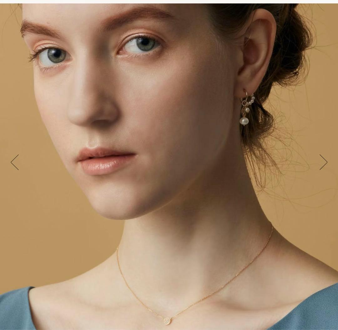 アガット k18 0.04ct ダイヤモンド　ゴールド