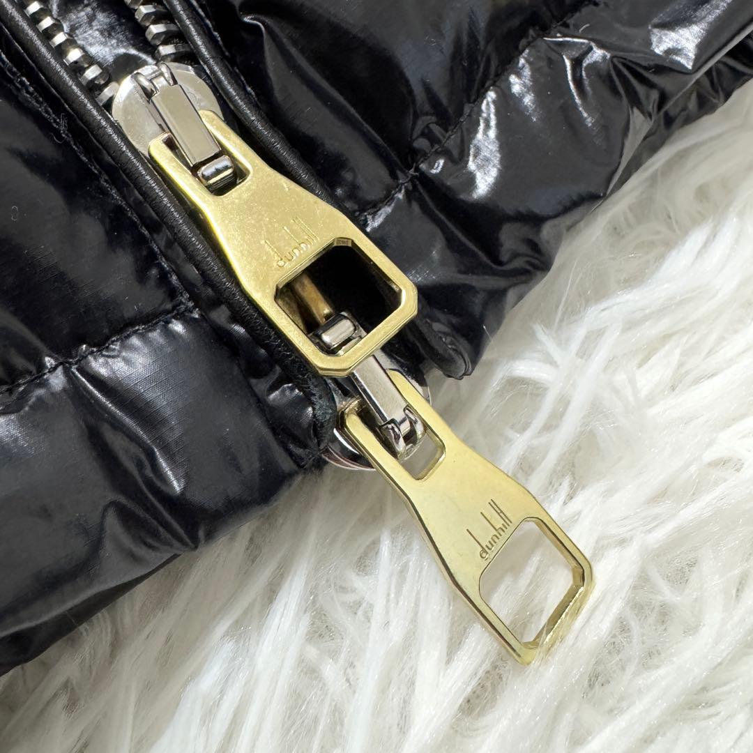 極美品✨ダンヒル DUNHILL 現行 ダウンベスト 光沢 シャイニー M