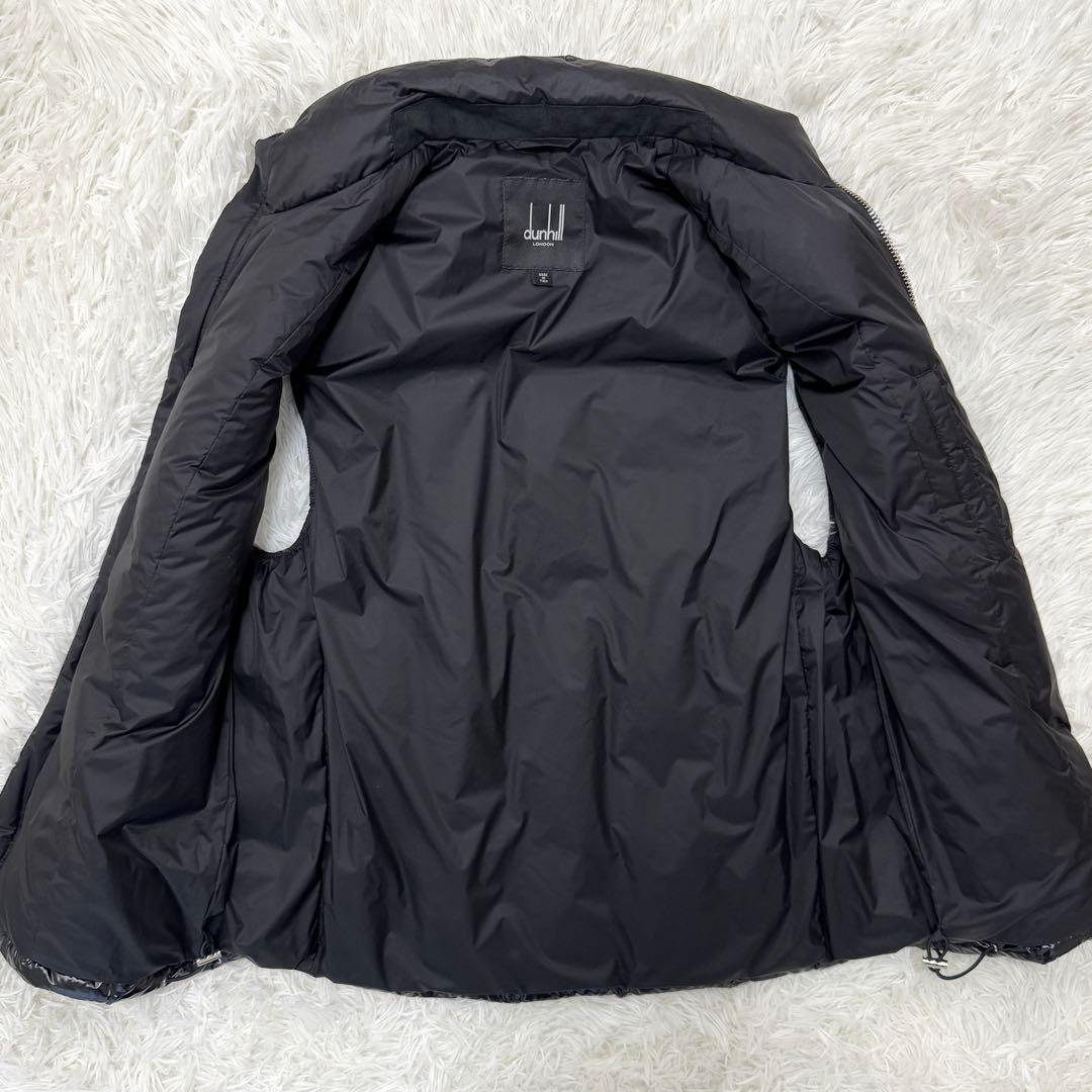 極美品✨ダンヒル DUNHILL 現行 ダウンベスト 光沢 シャイニー M