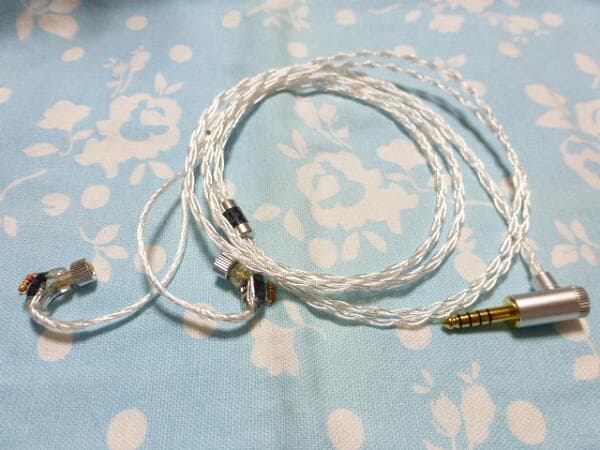 JH Audio 4ピン 6N純銀 銀メッキOFC 4.4mm L字 固定抵抗