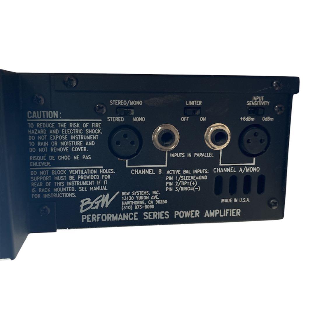 BJW Performance Series 4 パワーアンプ ジャンク