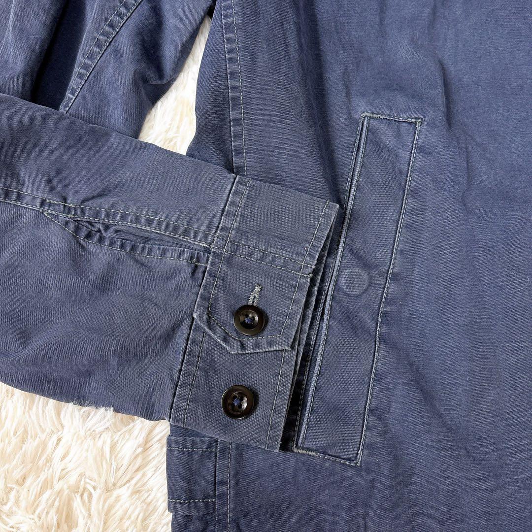 XL相当 チェック ポロバイラルフローレン スウィングトップ ロゴ刺繍 ネイビー