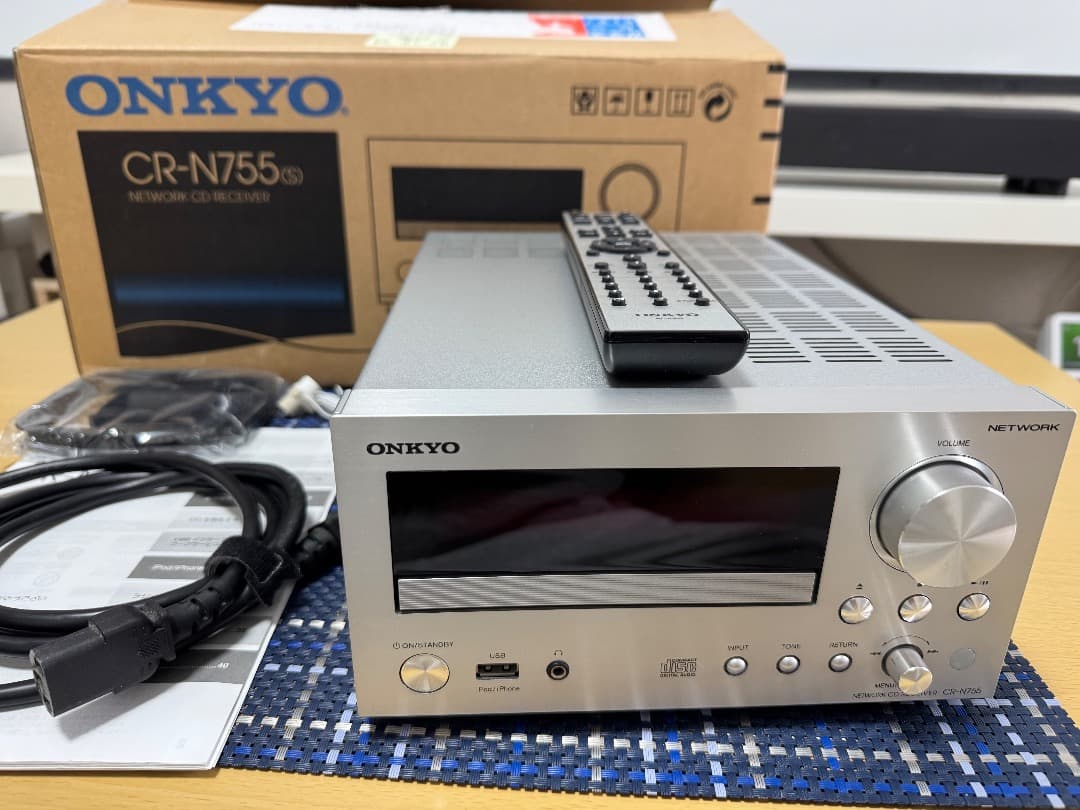★美品中古★ONKYO ネットワーク機能付CD/USBレシーバーCR-N755