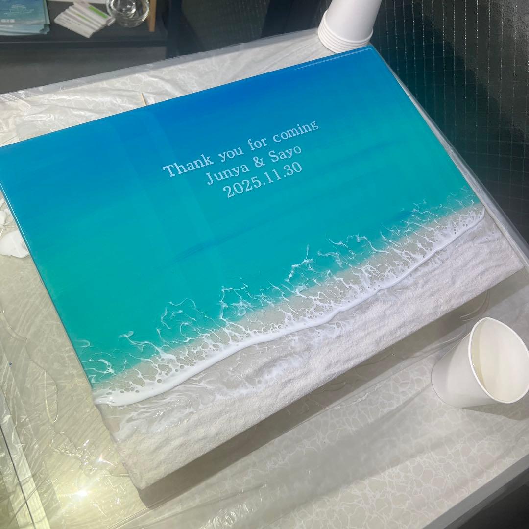 【YMGさん専用】レジンアート／海アート／オーダー／ナチュラルサンド