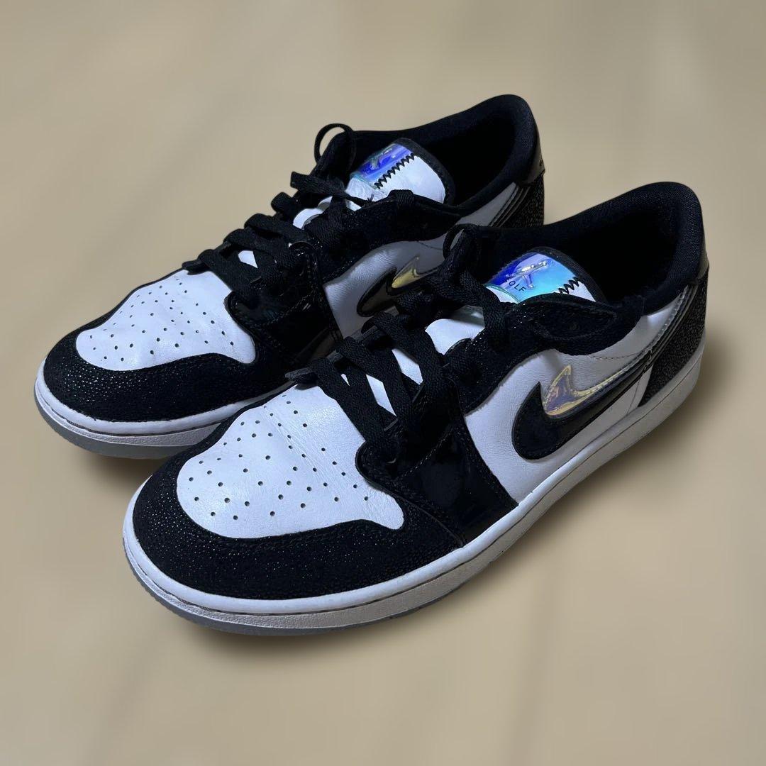 Nike Air Jordan 1 Low ブラック/ホワイト　２８㎝　used
