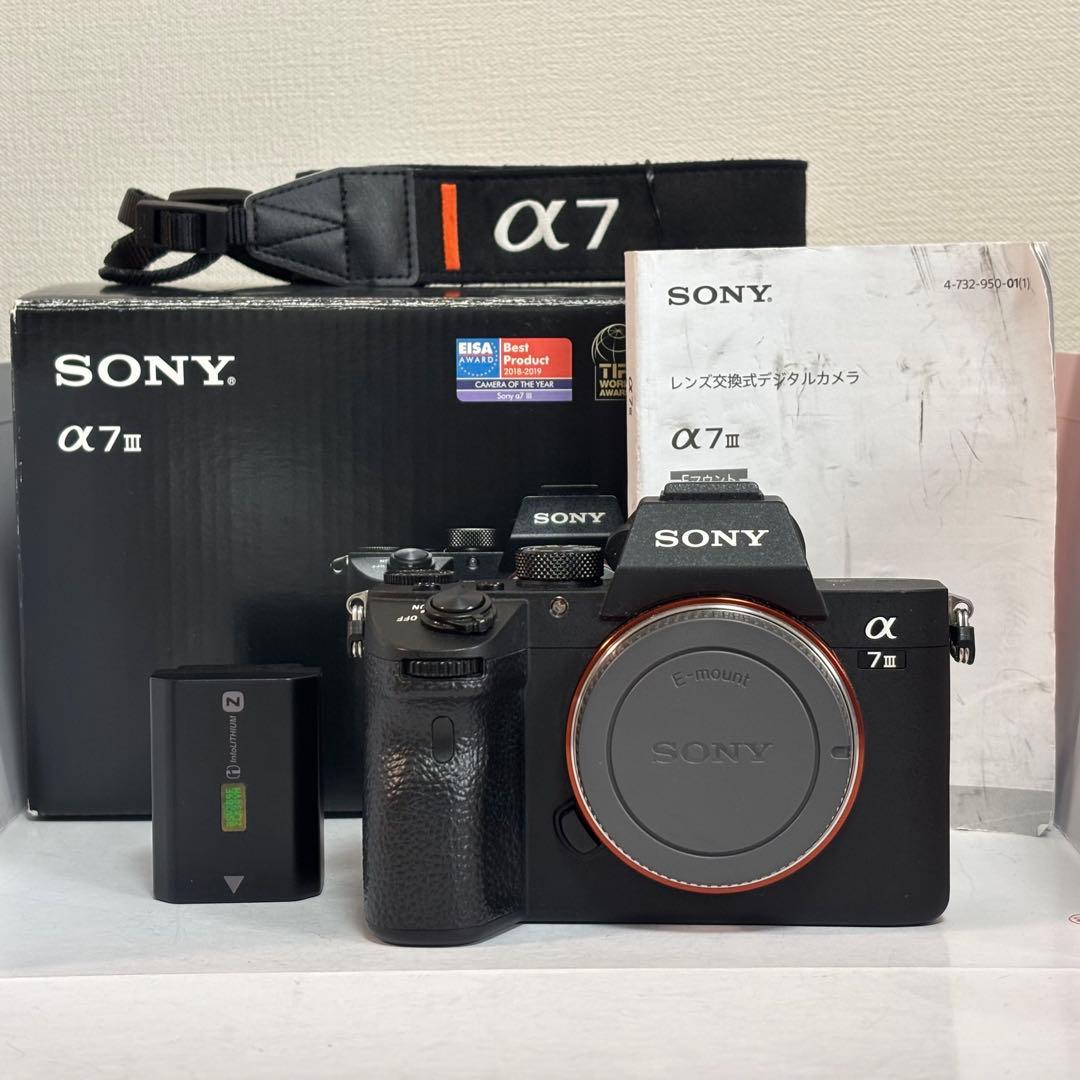 【美品】SONY α7 III ILCE-7M3 シャッター14,750枚程度