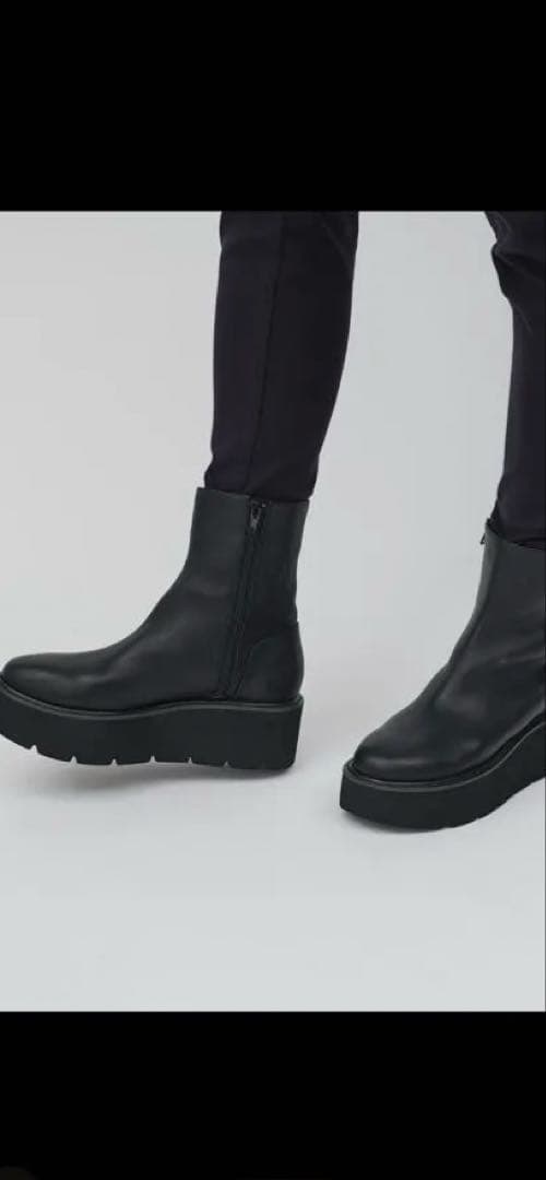 BEARDSLEY レザーミドルブーツ 38（24㌢相当）