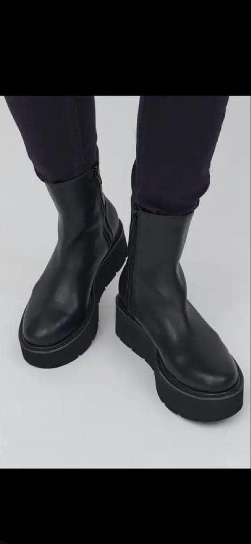 BEARDSLEY レザーミドルブーツ 38（24㌢相当）