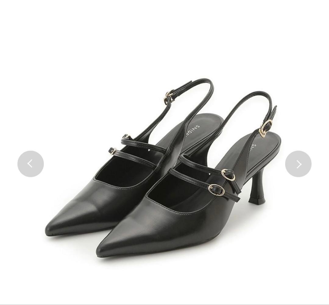 【なの】SNIDEL ダブルストラップミュール