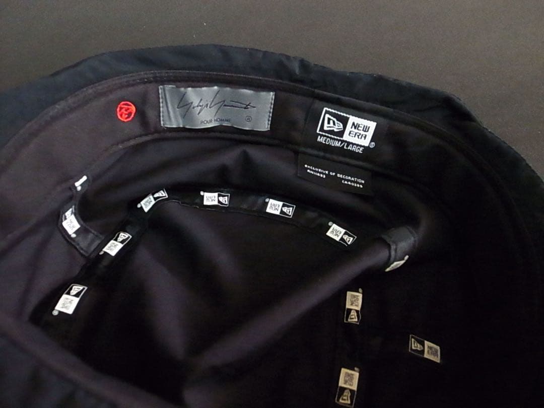 Yohji Yamamoto ×NewEra バケットハット 大きめ