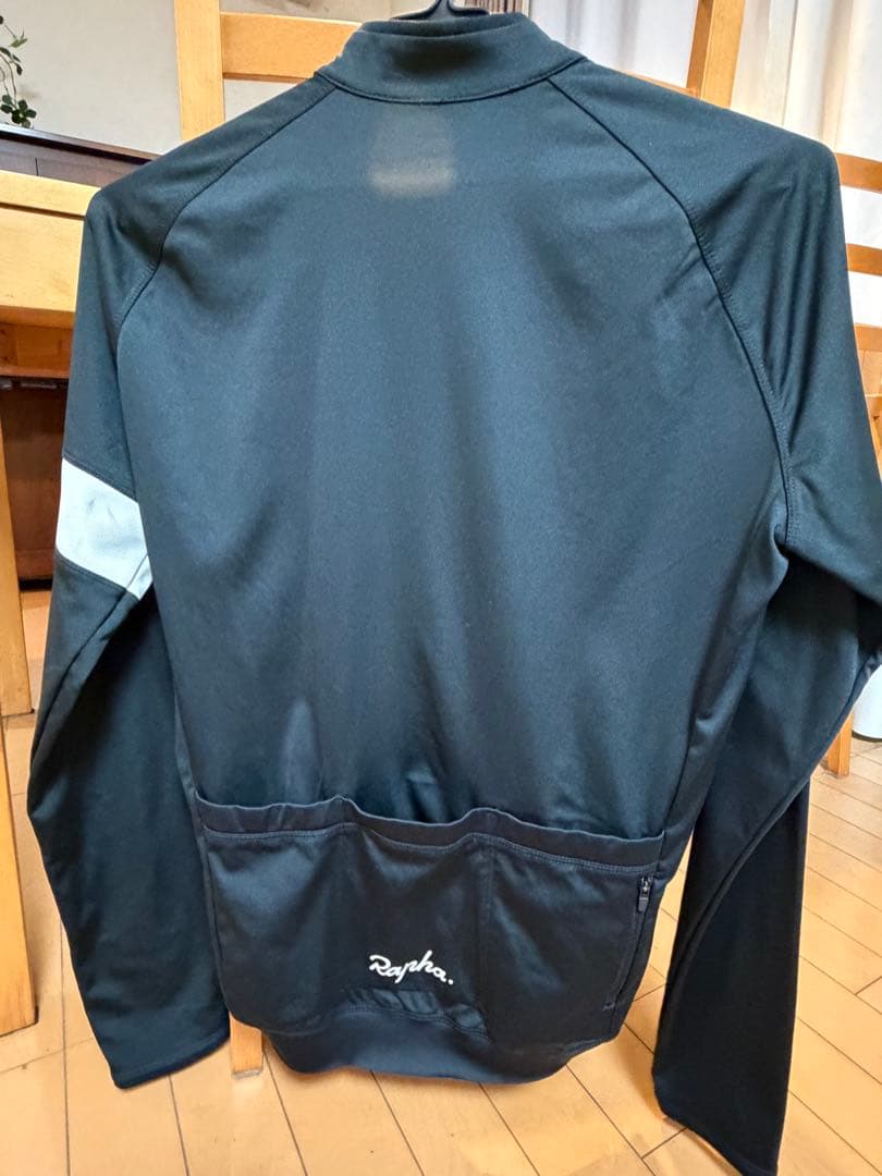 Rapha メンズ コア ロングスリーブ ジャージ ブラック　Mサイズ