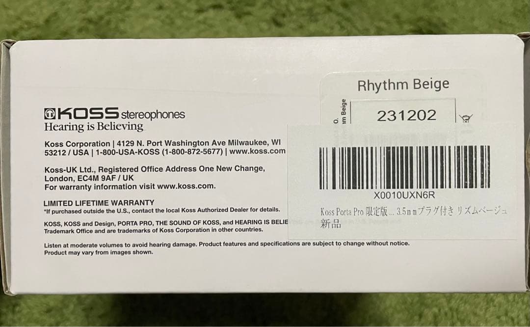 Koss Porta Pro 限定版 ヘッドホン