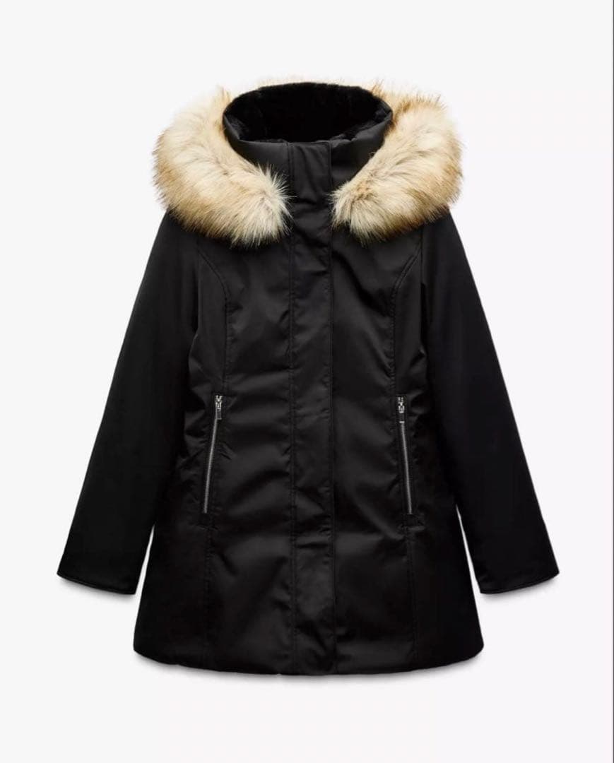 ZARA 新品 ウォーター＆ウインドプロテクトアノラック Ｌサイズ　ザラ