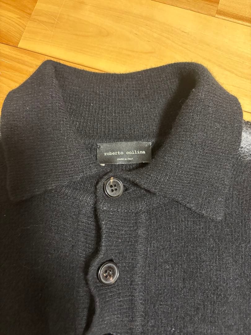 roberto collins ニットポロシャツ カシミヤ サイズ48