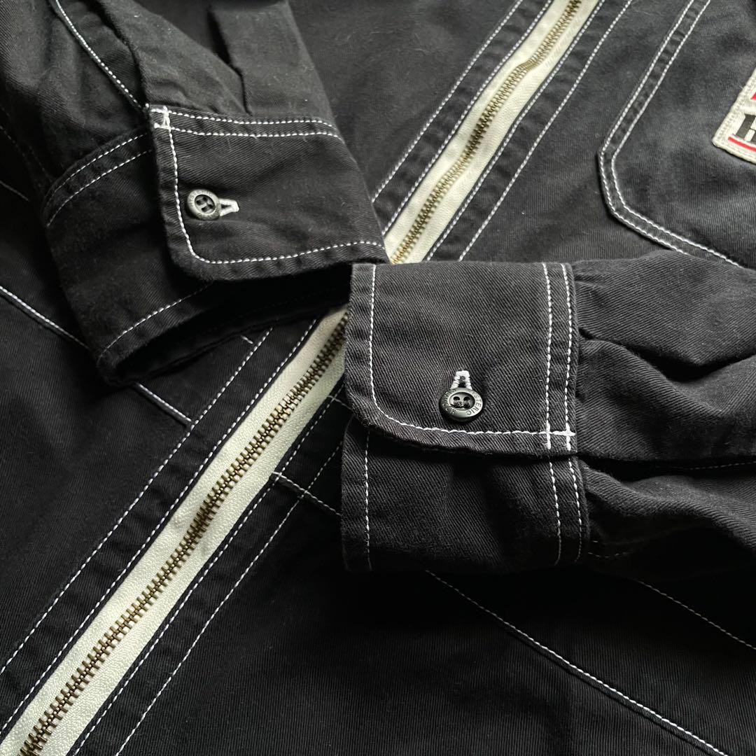 定価59,400円 美品ヒステリックグラマーワッペン デザイン ジャンプスーツM