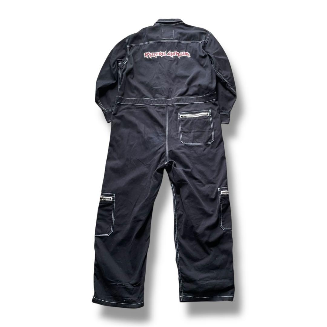 定価59,400円 美品ヒステリックグラマーワッペン デザイン ジャンプスーツM