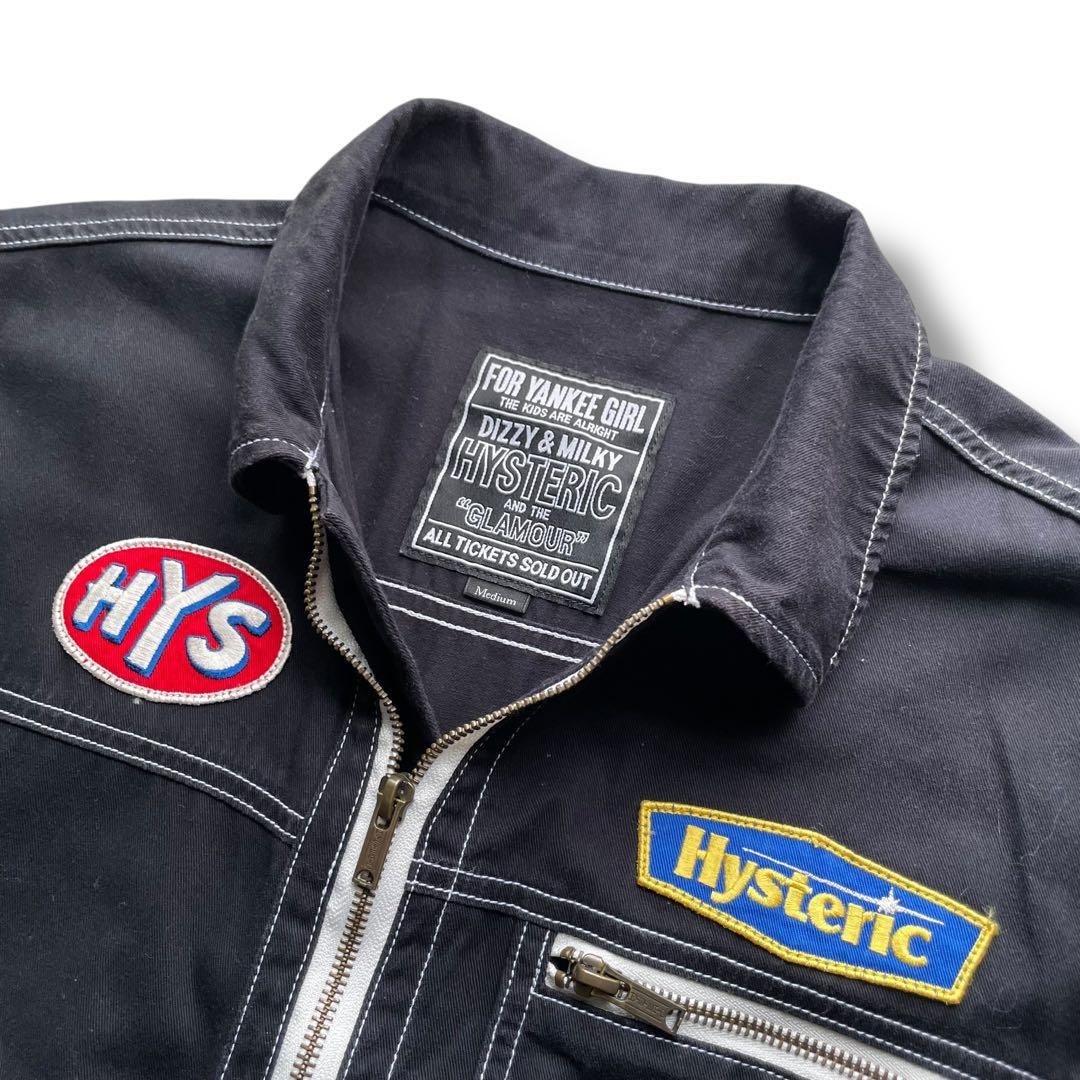 定価59,400円 美品ヒステリックグラマーワッペン デザイン ジャンプスーツM