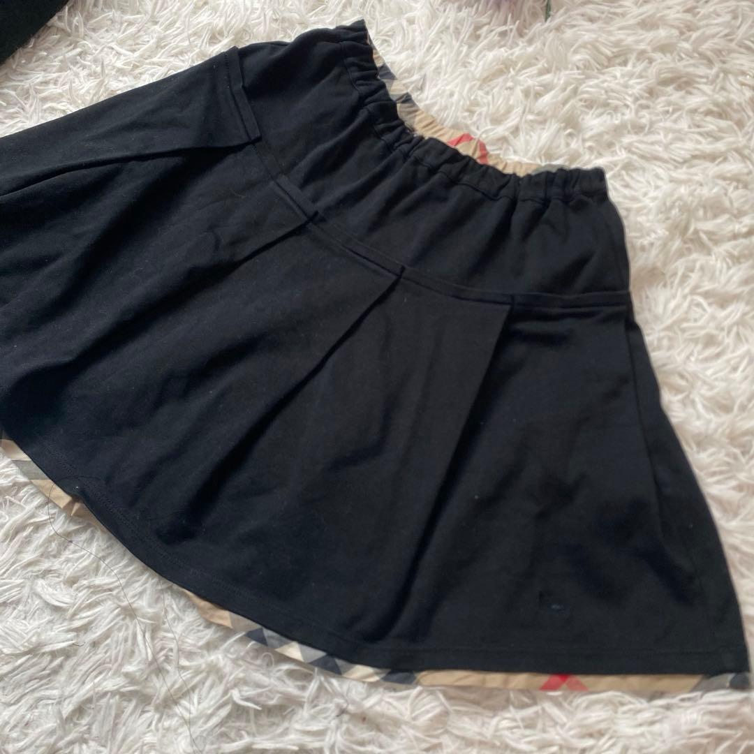 美バーバリー卒服4点エンブレム銀ボタンジャケット黒arisanaブラウス160