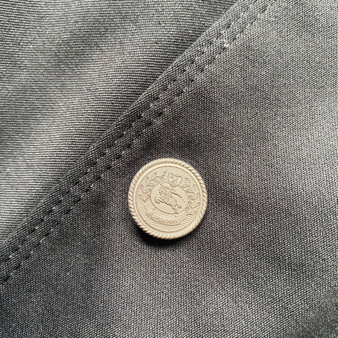 美バーバリー卒服4点エンブレム銀ボタンジャケット黒arisanaブラウス160