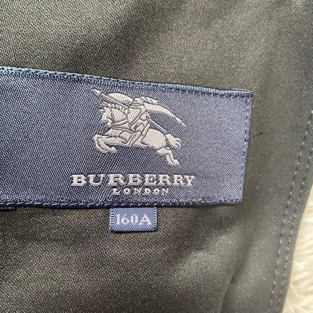 美バーバリー卒服4点エンブレム銀ボタンジャケット黒arisanaブラウス160