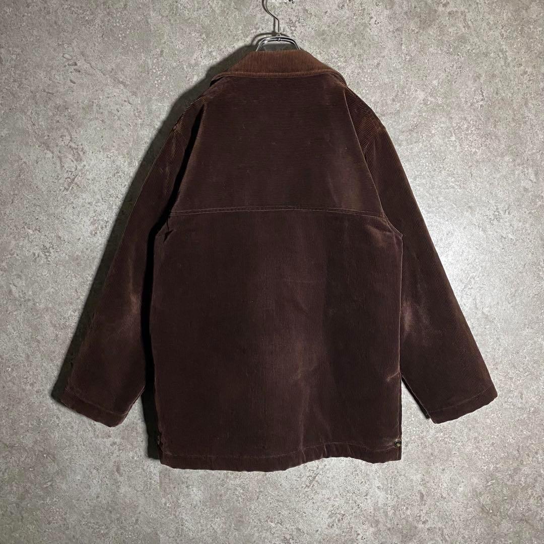 トゥモローランド コーデュロイジャケット カバーオール 中綿 ブラウン L