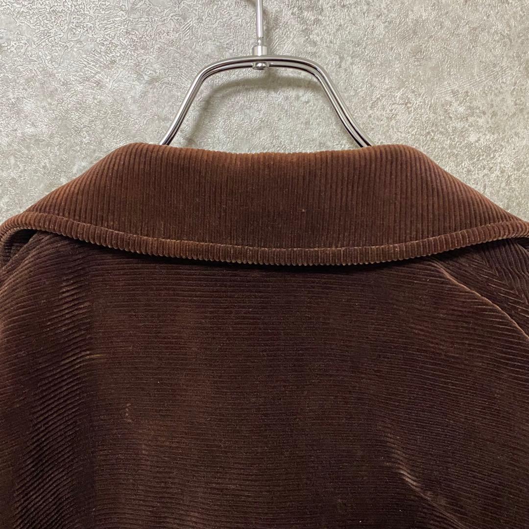 トゥモローランド コーデュロイジャケット カバーオール 中綿 ブラウン L