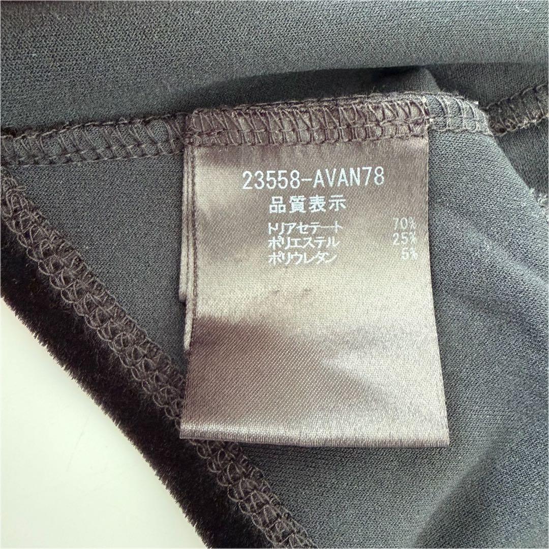 美品 FOXEY NEW YORK 洗える ベロア ショートボレロ カーディガン