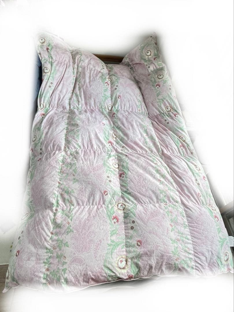 掛け羽毛布団 シングル　ダウン85% フェザー15%