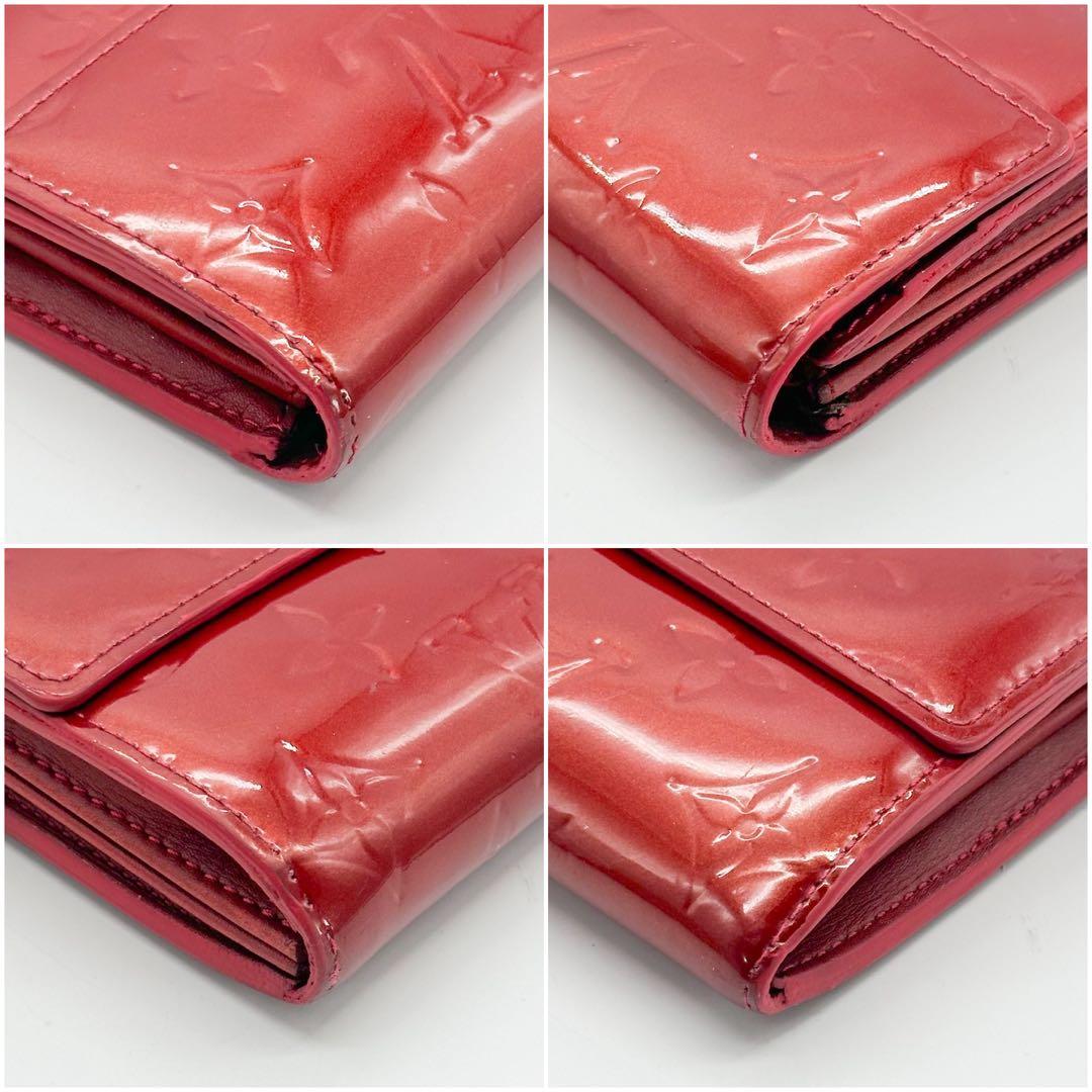 ルイヴィトン ポルトフォイユ サラ ヴェルニ モノグラム 二つ折り 長財布