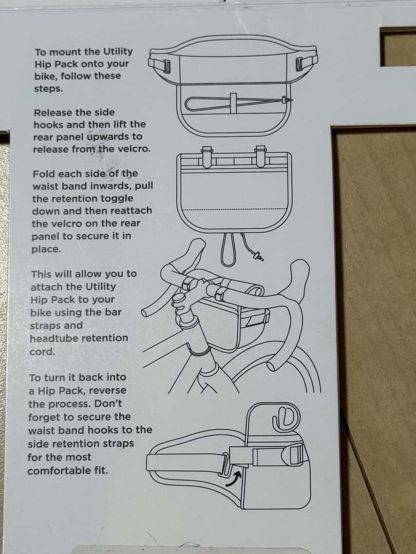 RESTRAP Utility Hip Pack ブラック