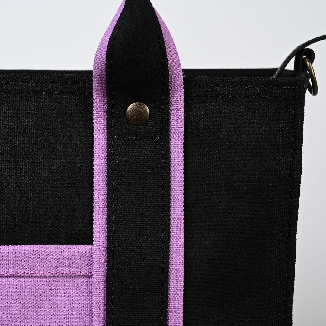 [みゅう]8号/11号×旧倉敷帆布×8番糸 スクエアトートバッグ特大