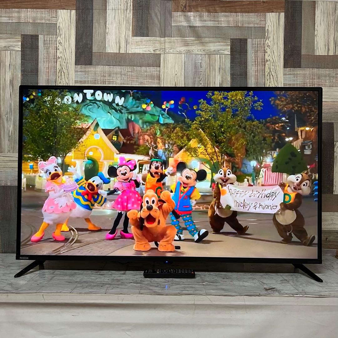 即日受渡❣️全国送料込2年前購入MAXZENテレビ50型4Kテレビゲームモード搭載
