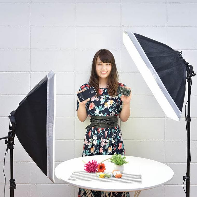 撮影用　蛍光灯ライト コンパクトスタジオキット　PRO　LHD-C470KP