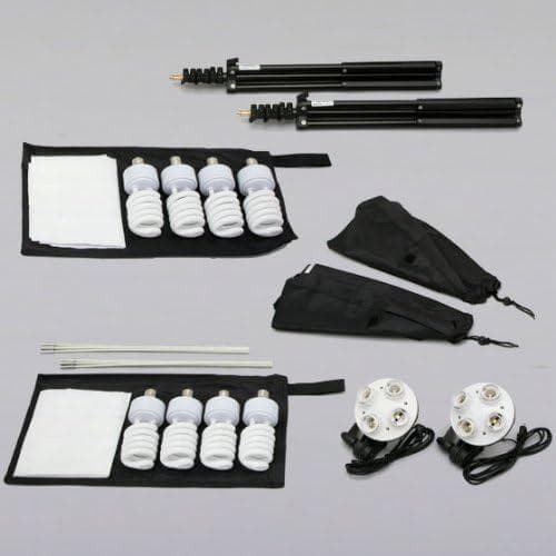 撮影用　蛍光灯ライト コンパクトスタジオキット　PRO　LHD-C470KP