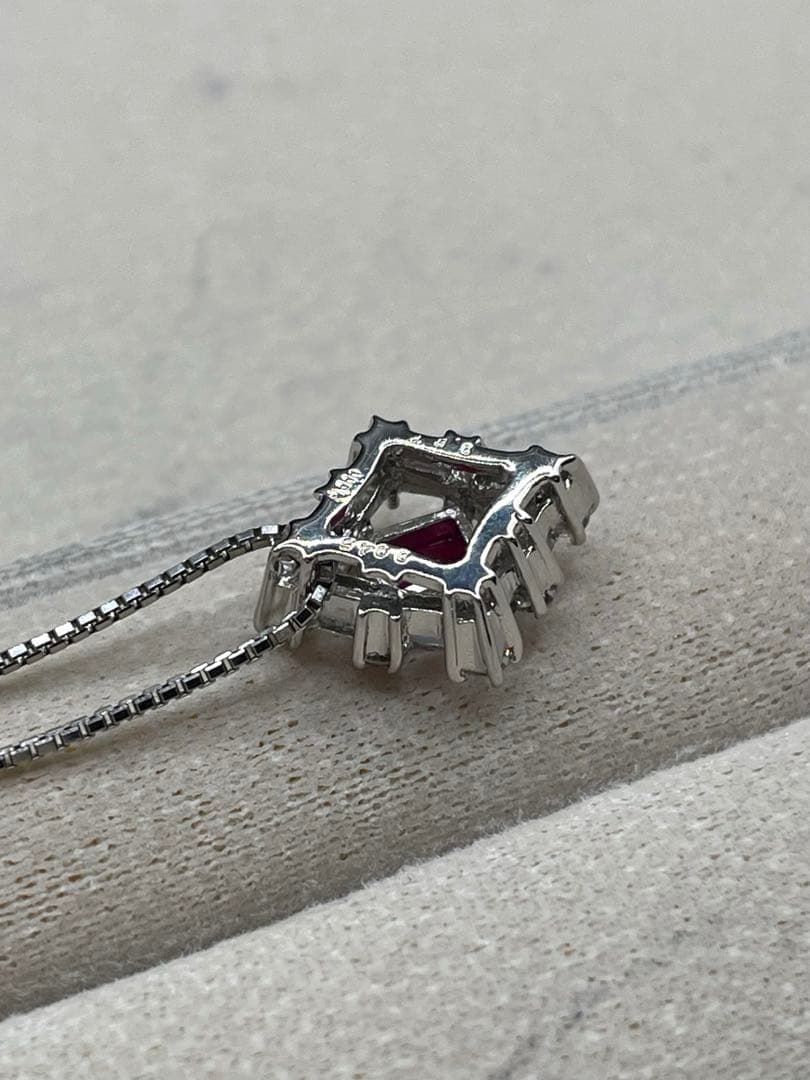 専用JL188★高級 ルビー0.57ct ダイヤ プラチナ ヘッド ソ付